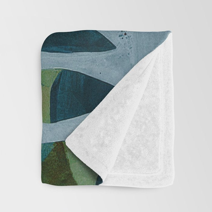 Modern Botanical Duo Throw Blanket Gallery Image 3