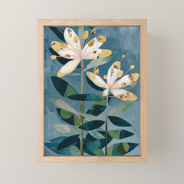 Modern Botanical Duo Mini Art Print Gallery Image 1
