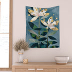 Modern Botanical Duo Wall Tapestry Gallery Image 2