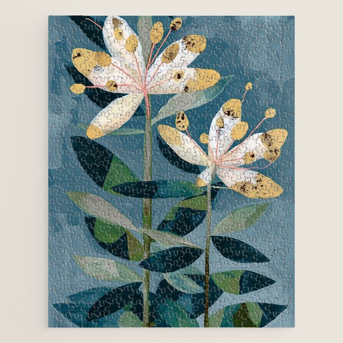 Modern Botanical Duo Jigsaw Puzzle Gallery Image 1