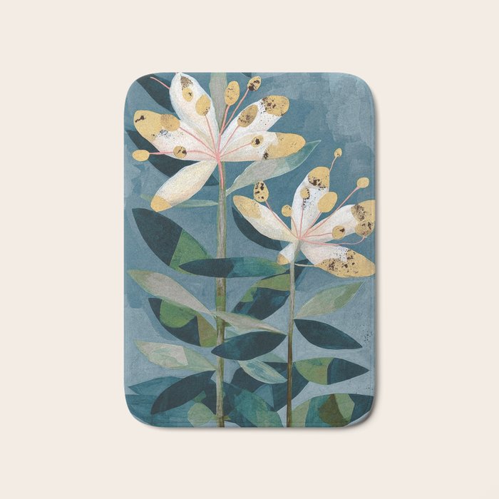 Modern Botanical Duo Bath Mat Gallery Image 1