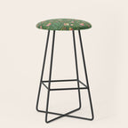 Swedish Floral - Green Stool Gallery Image 1