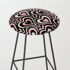 Sweethearts - black, pink, and cream  Stool Gallery Image 2