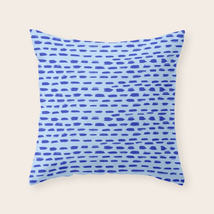 Blue Tides Throw Pillow Gallery Image 6
