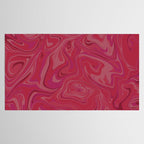 Viva magenta abstract marble Tablecloth Gallery Image 2