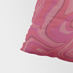 Viva magenta abstract marble Pillow Sham Gallery Image 4