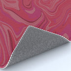 Viva magenta abstract marble Rug Gallery Image 4