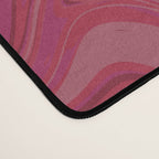 Viva magenta abstract marble Desk Mat Gallery Image 4