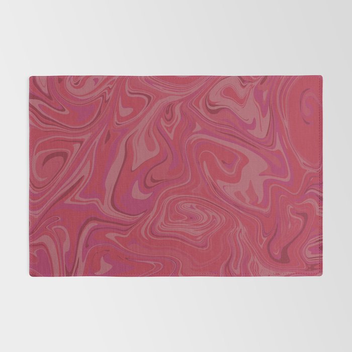 Viva magenta abstract marble Rug Gallery Image 2