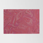 Viva magenta abstract marble Rug Gallery Image 2