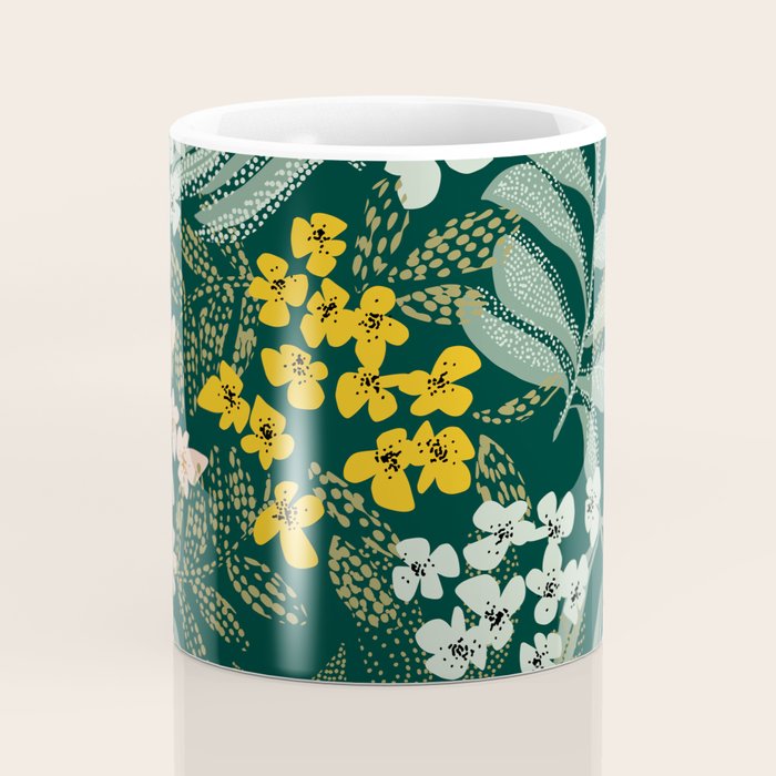 autumn leaves emerald Coffee Mug Gallery Image 4