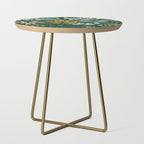 autumn leaves emerald Side Table Gallery Image 1
