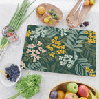 autumn leaves emerald Cutting Board Gallery Image 2