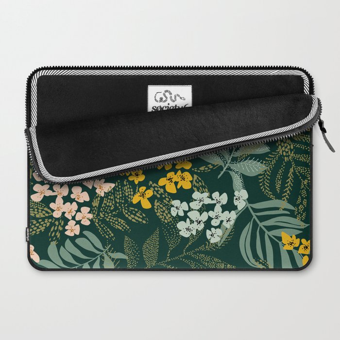 autumn leaves emerald Laptop Sleeve Gallery Image 2