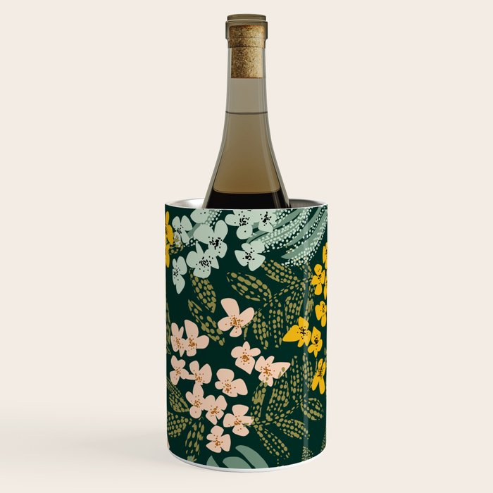 autumn leaves emerald Wine Chiller Gallery Image 2