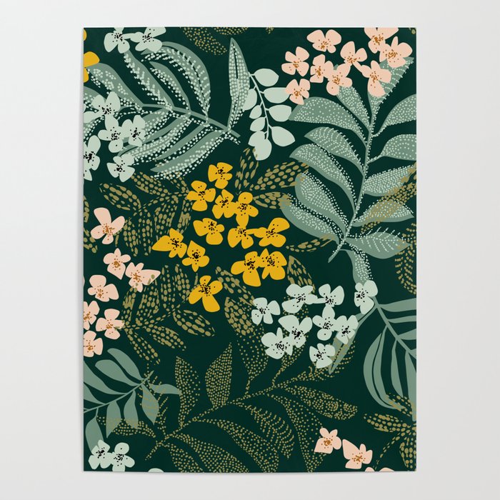 autumn leaves emerald Poster Gallery Image 4