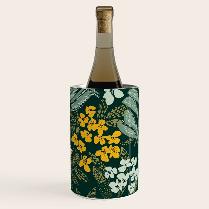 autumn leaves emerald Wine Chiller Gallery Image 1