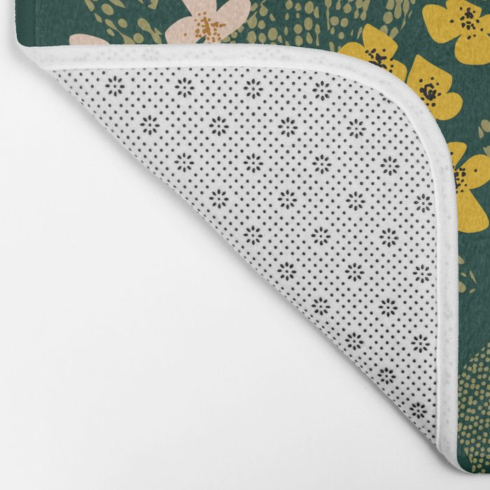 autumn leaves emerald Bath Mat Gallery Image 2