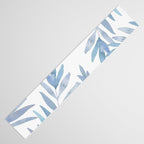 Muted Blue Palm Leaves Table Runner Gallery Image 3