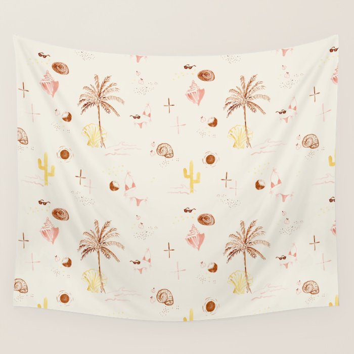 Boho Summer Vibes Wall Tapestry Gallery Image 4