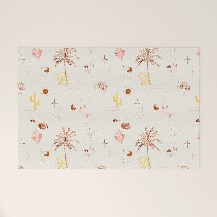 Boho Summer Vibes Welcome Mat Gallery Image 1