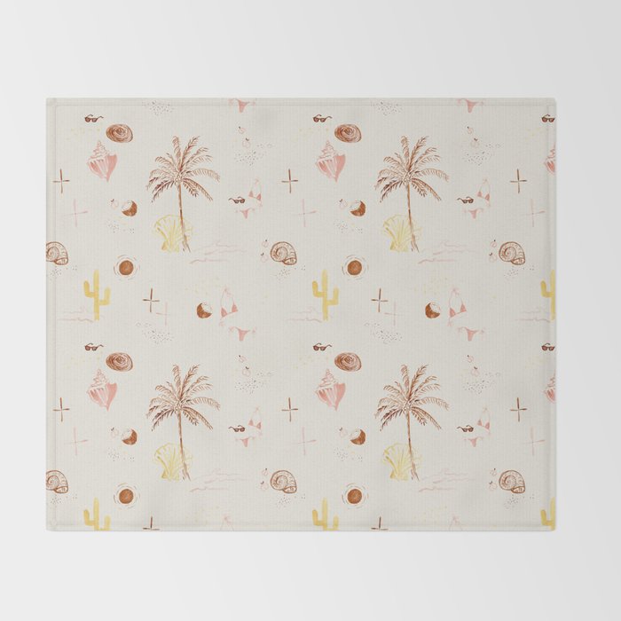 Boho Summer Vibes Throw Blanket Gallery Image 2