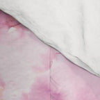Floral Watercolor Rose Garden, Mint Green and Pink Comforter Gallery Image 4