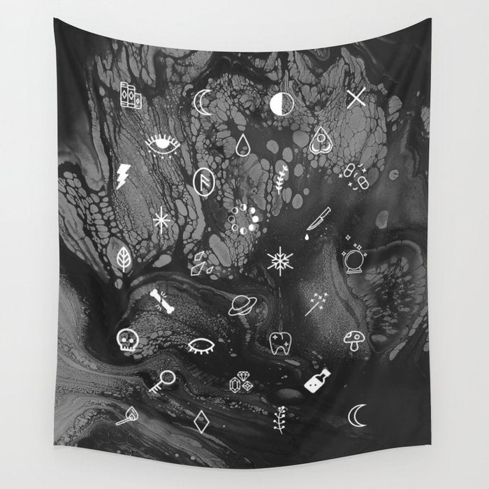 YOU'RE SO DARK Wall Tapestry Gallery Image 4