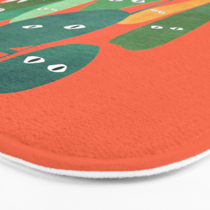 The plants are watching (paranoidos maximucho) Bath Mat Gallery Image 3