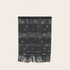 Southwestern Symbolic Pattern in Black & Cream Wall Hanging Gallery Image 1