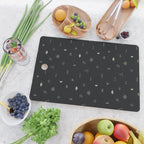 Southwestern Symbolic Pattern in Black & Cream Cutting Board Gallery Image 2
