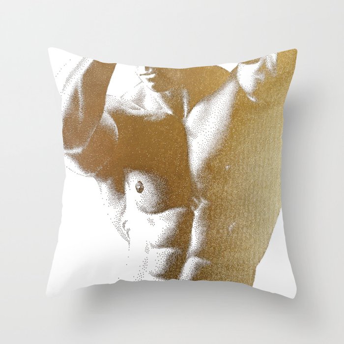 Obscured 2 - Painting Throw Pillow Gallery Image 1