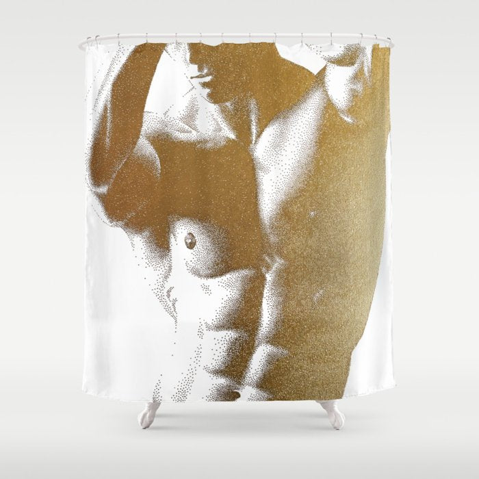 Obscured 2 - Painting Shower Curtain Gallery Image 1