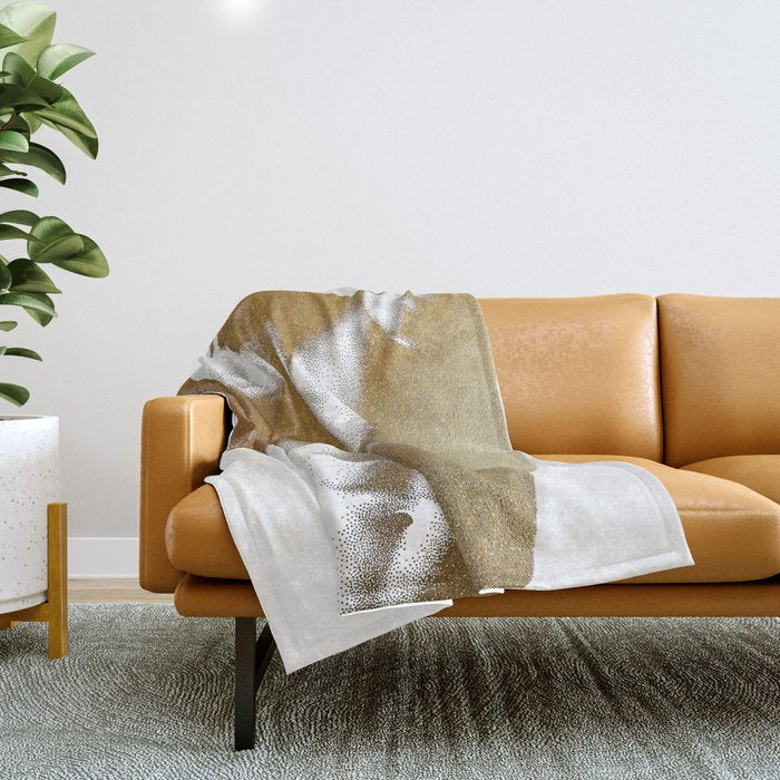 Obscured 2 - Painting Throw Blanket Gallery Image 1