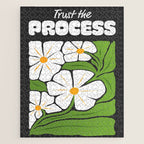 Trust the Process: Flower Market | Typography Edition 01 Jigsaw Puzzle Gallery Image 1
