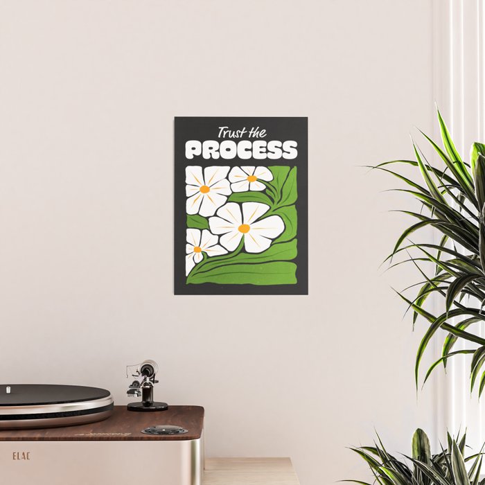 Trust the Process: Flower Market | Typography Edition 01 Poster Gallery Image 2