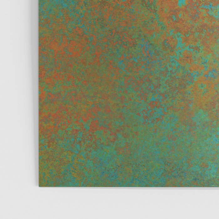 Vintage Teal and Copper Rust Poster Gallery Image 3