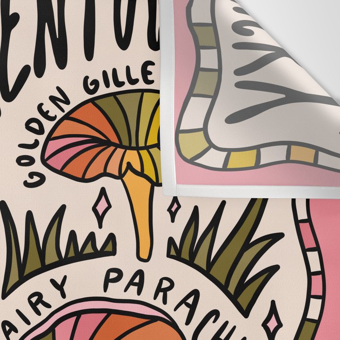 Mushrooms of Kentucky Wall Tapestry Gallery Image 3