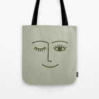 Wink (Green) Tote Bag Gallery Image 1