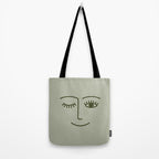 Wink (Green) Tote Bag Gallery Image 2