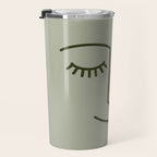 Wink (Green) Travel Mug Gallery Image 3