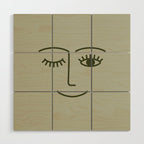 Wink (Green) Wood Wall Art Gallery Image 1