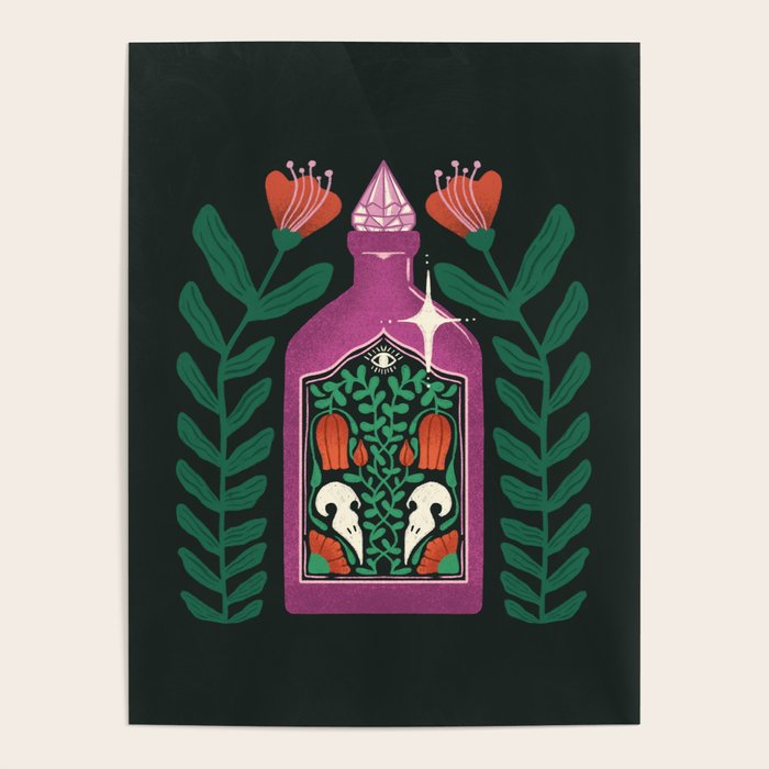 Purple Crystal Potion Poster Gallery Image 1