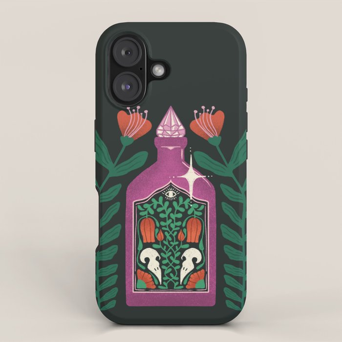 Purple Crystal Potion iPhone Case Gallery Image 1