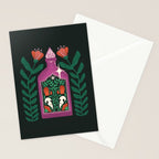 Purple Crystal Potion Stationery Card Gallery Image 2