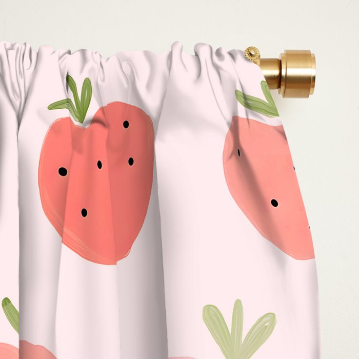 Strawberry Sweet Delights Window Curtain Gallery Image 2