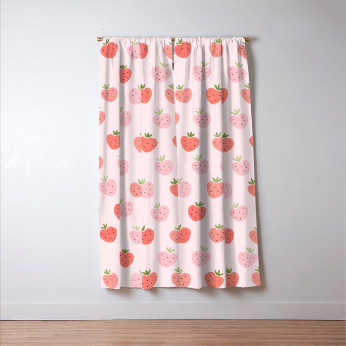 Strawberry Sweet Delights Window Curtain Gallery Image 3