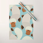Platypus, Animal Portrait Wrapping Paper Gallery Image 1