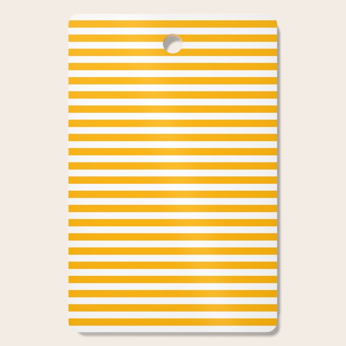 Striped Yellow Cutting Board Gallery Image 1
