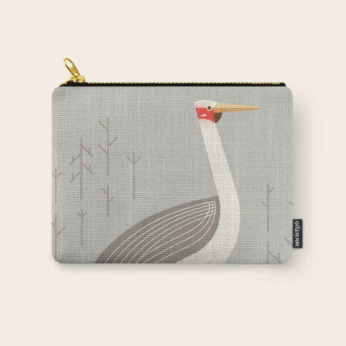 Brolga, Bird of Australia Carry All Pouch Gallery Image 1